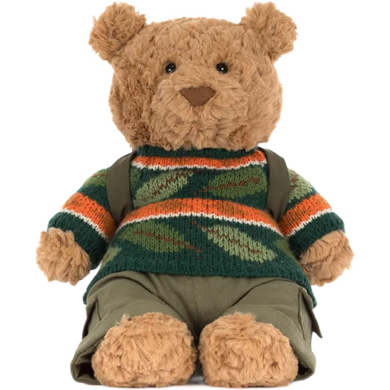Jellycat Bear hiking outfit 