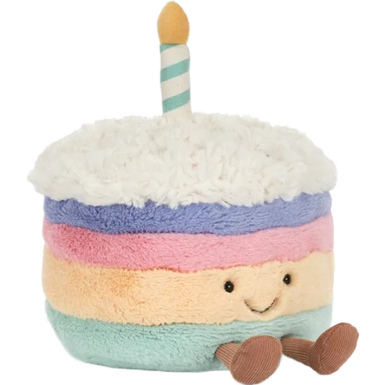 Jellycat rainbow birthday cake