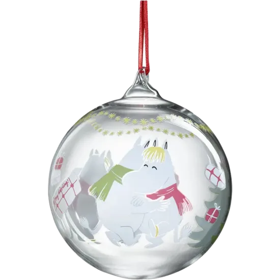 Jólakúla 9 cm - Happy Holidays