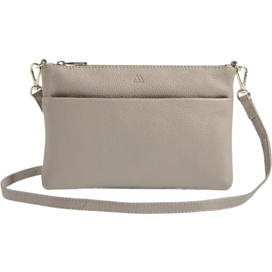 KarimaMBG Crossbody Grain Sand/Gold 
