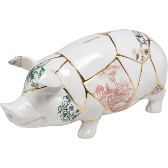 Kintsugi Piggy Bank