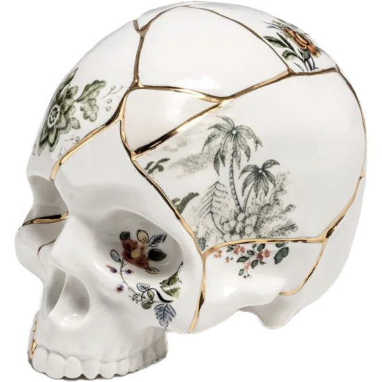 Kintsugi Skull