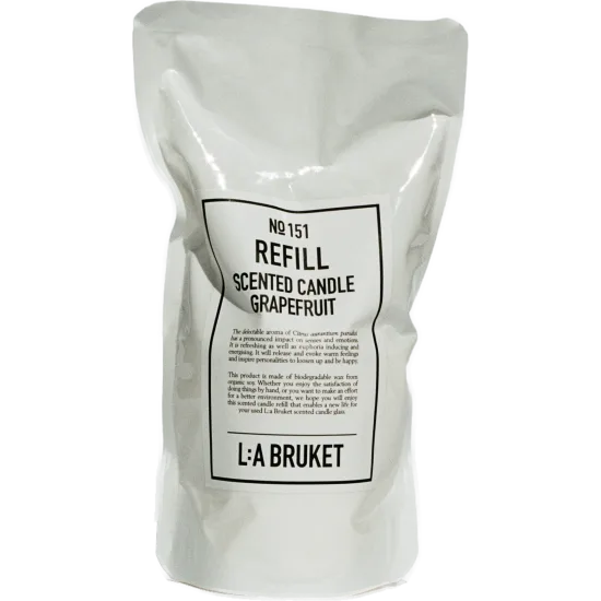 L:A Bruket Scented candle Grapefruit refill (260gr)