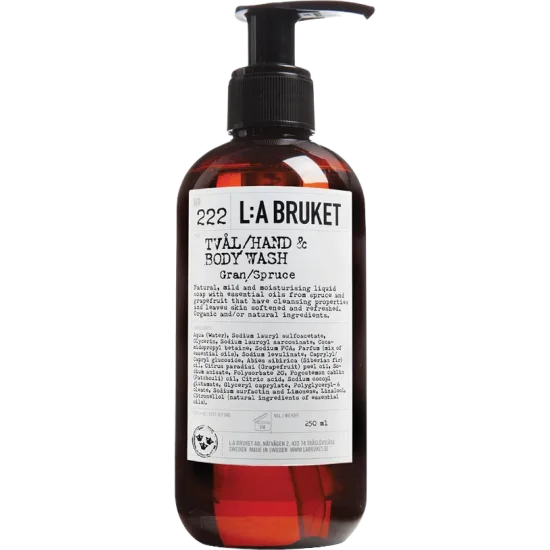 L:A Bruket soap 250ml - Gran/Spruce