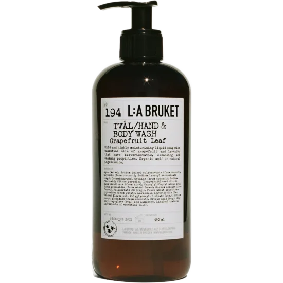 L:A Bruket Soap Grapefruit Leaf (450ml)