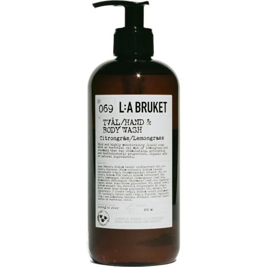 L:A Bruket Soap Lemongrass (450ml)