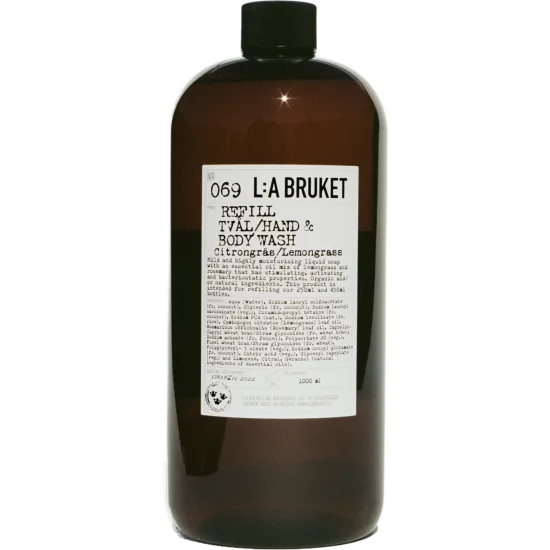 L:A Bruket Soap Lemongrass - refill (1000ml)