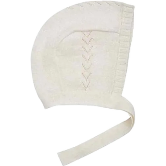 Lace Front Bonnet - Cream