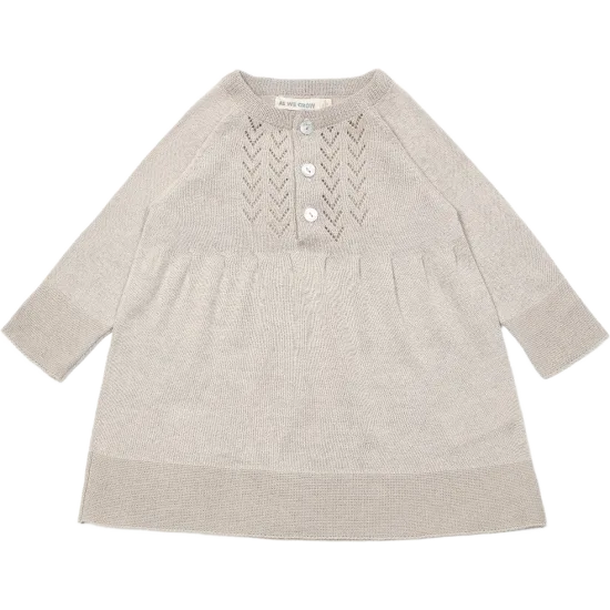 Lace Front dress Sand 