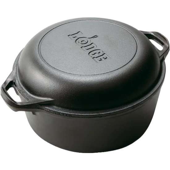 Lodge steypujárnssett pottur & panna (4,7 l)