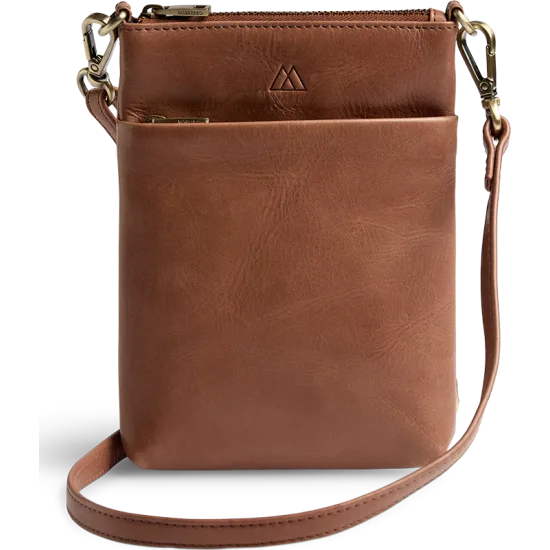 MaiaMBG Mini Cross Bag Ant Chestnut Gold 