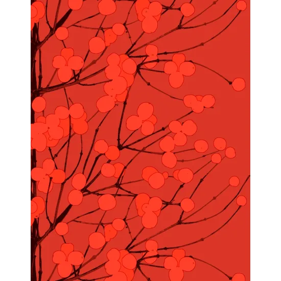 Marimekko Lumimarja Red napkin