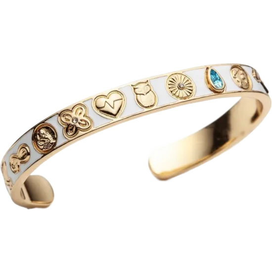 Global Goals Bangle White
