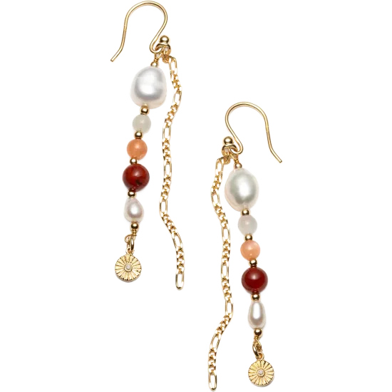 Innovation Pearl Earring - red