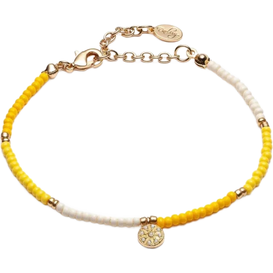 Energy Beaded Bracelet - Yellow