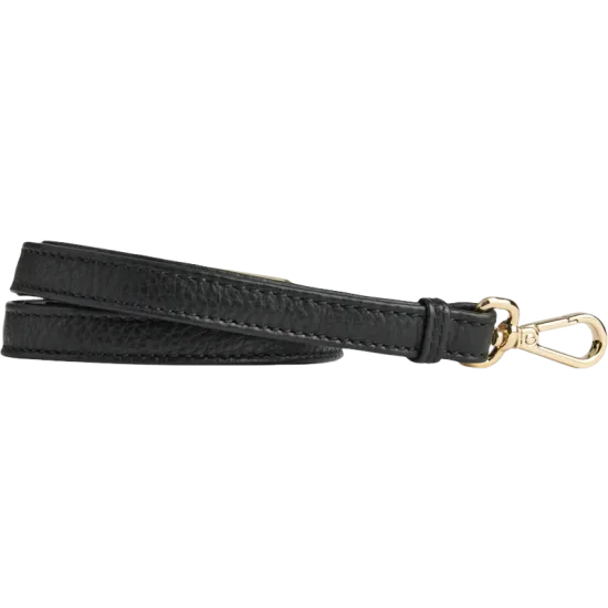 MollyMBG Leather strap Black/Gold 