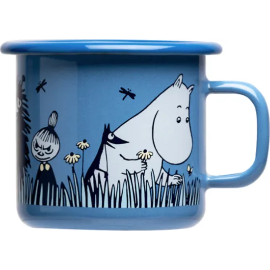 Moomin 2,5 bolli - Friends in the Garden Blár