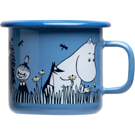 Moomin 2,5 bolli - Friends In the Garden blár