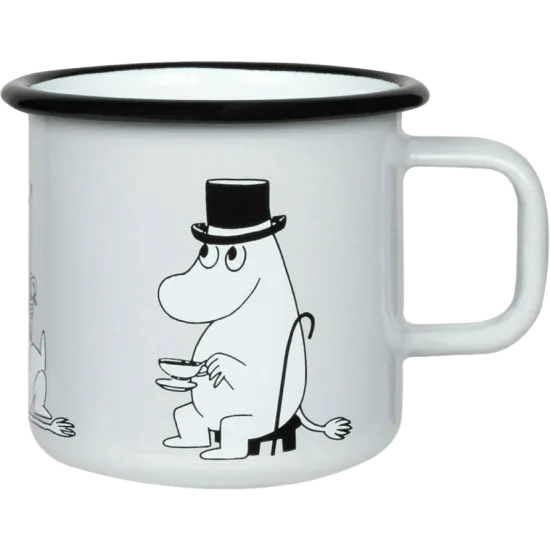 Muurla bolli - stór Moominpapa (grár)