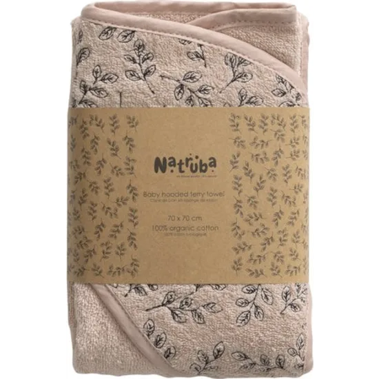 Natruba Terry Towel Hooded Powder