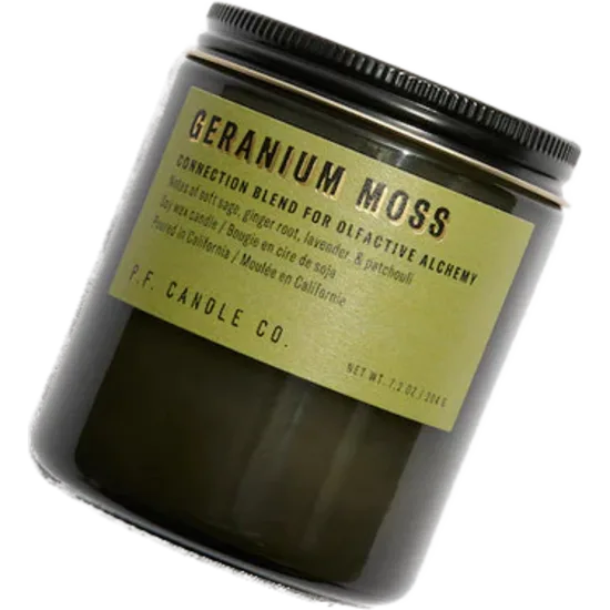 NO. 3 Geranium Moss Soy Candle Large