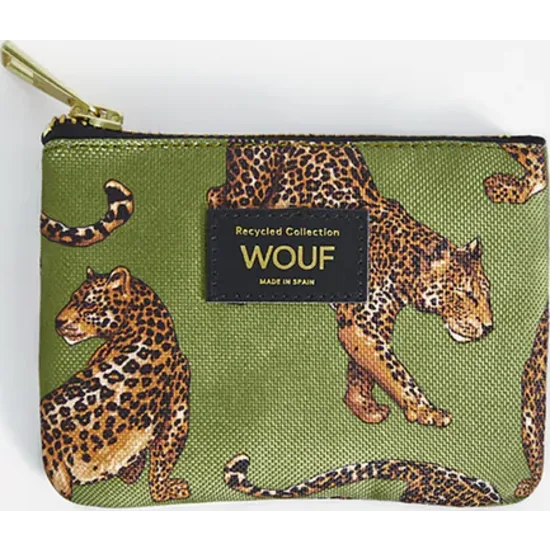 Olive Leopard Small pouch