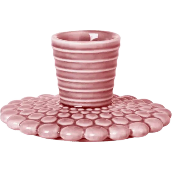 Pipanella candlestick bubble lines - dusty Rose 
