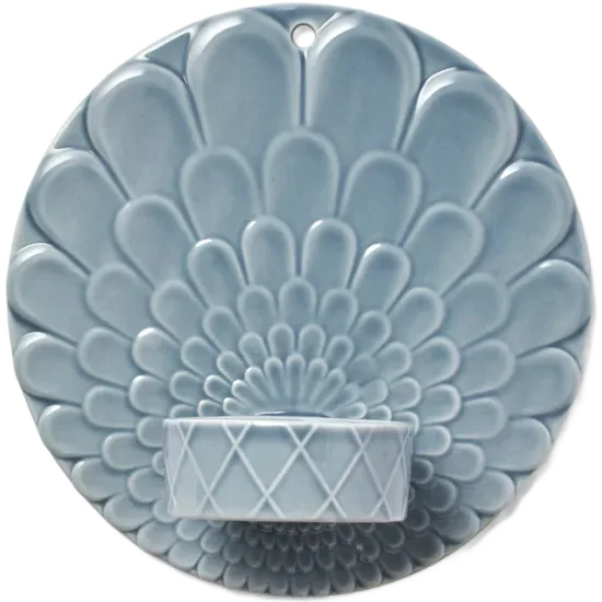 Pipanella Harlequin Large Wall Votive Blue Grey
