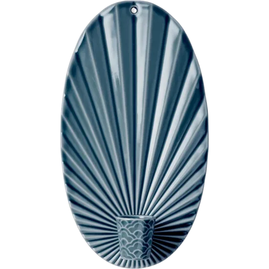 Pipanella waves candle sconce - Midnight 