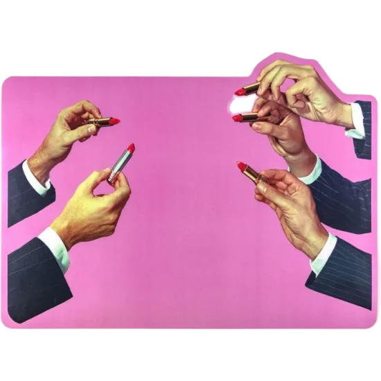 Placemat - Lipsticks Pink