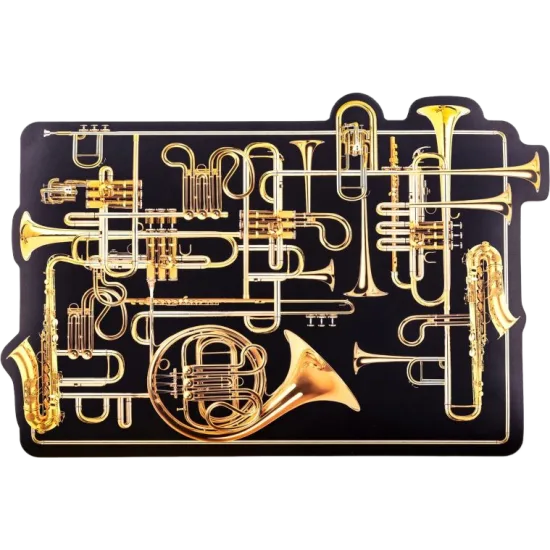 Placemat - Trumpets