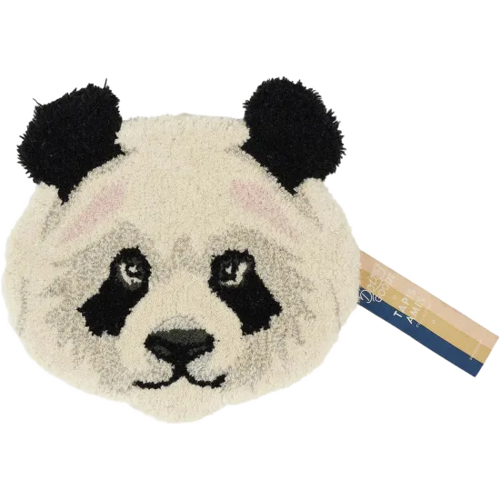 Plumpy Panda Head Rug