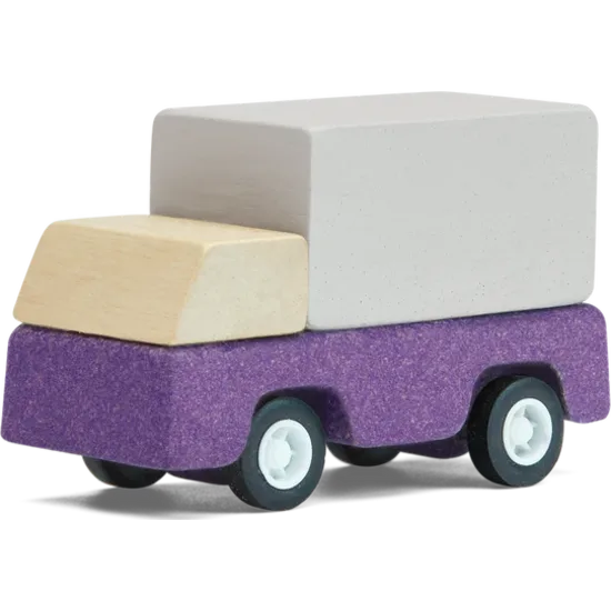 Purple Delivery Truck