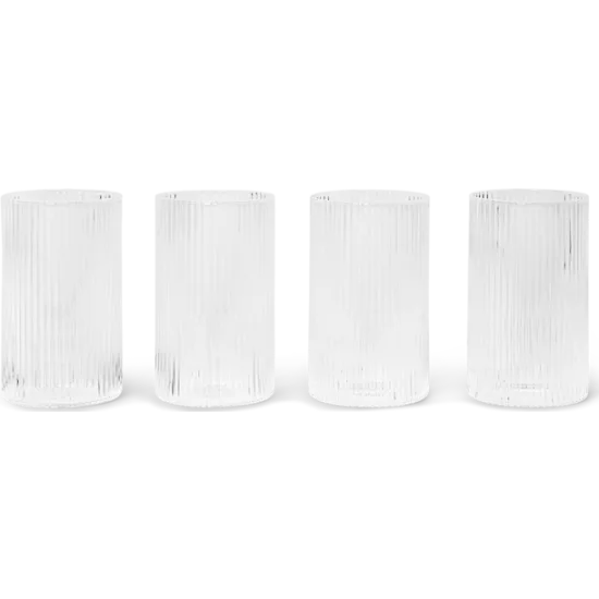 Ripple Verrines - Set of 4 - Clear