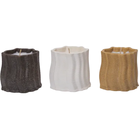 Rylith Scented Candle - H6 - Set of 3 Multi