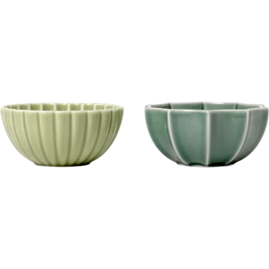 Samsurium mini bowl - wasabi & spruce