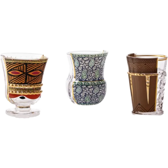 Seletti HYBRID - Rodinia glös (þrjú í pakka)