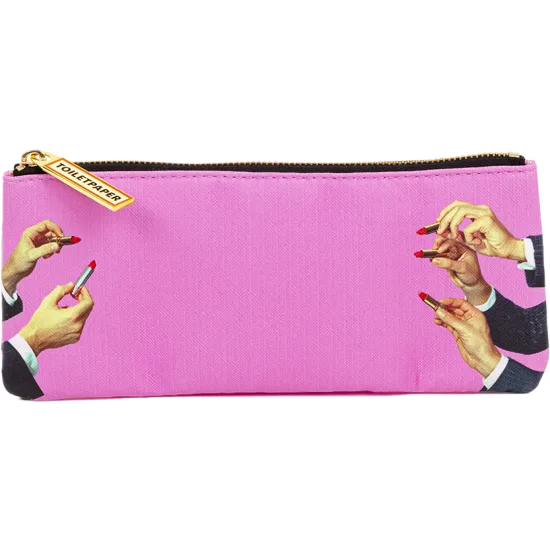 Seletti pennaveski - pink lipstick