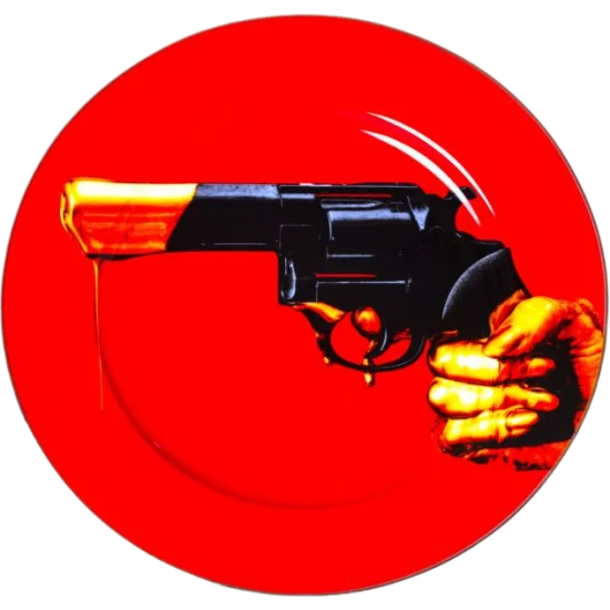 Seletti Toiletpaper diskur - revolver