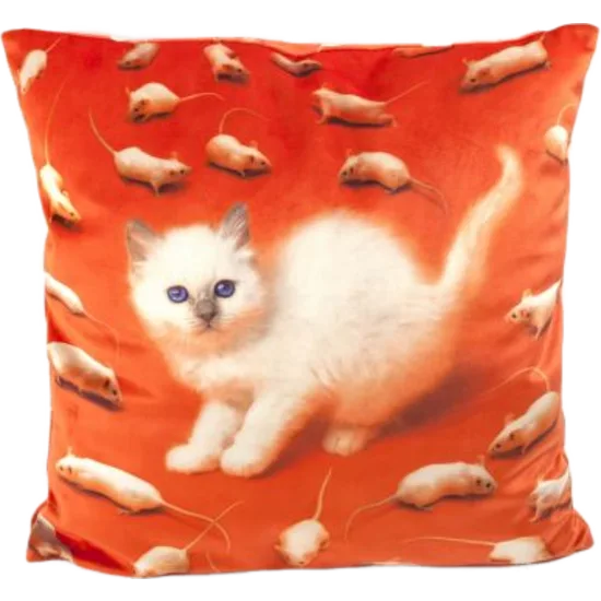 Seletti Toiletpaper púði - CAT