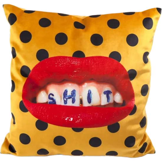 Seletti Toiletpaper púði - SHIT
