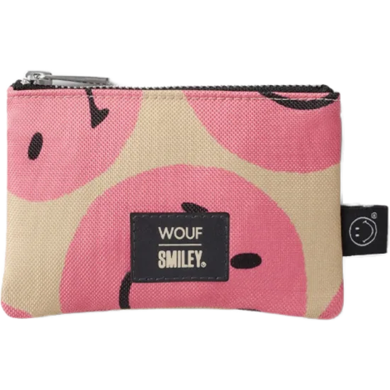 Small Pouch Smiley Pink
