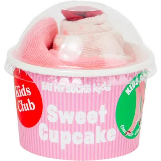 Socks Cupcake strawberry - Kids