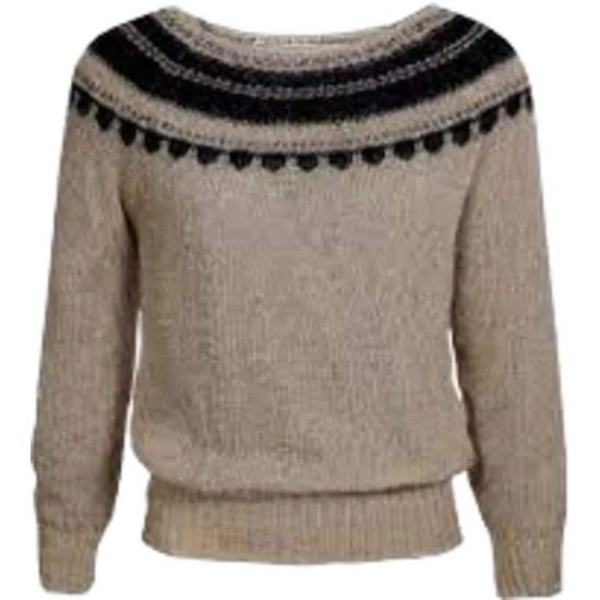 Syðri-Reykir Mohair-Silki peysa - Beige