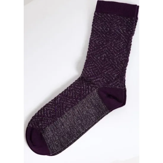 Sylvia socks - Violet