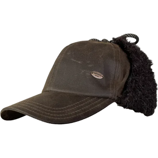 Kaldakinn waxed cap - olive/brown
