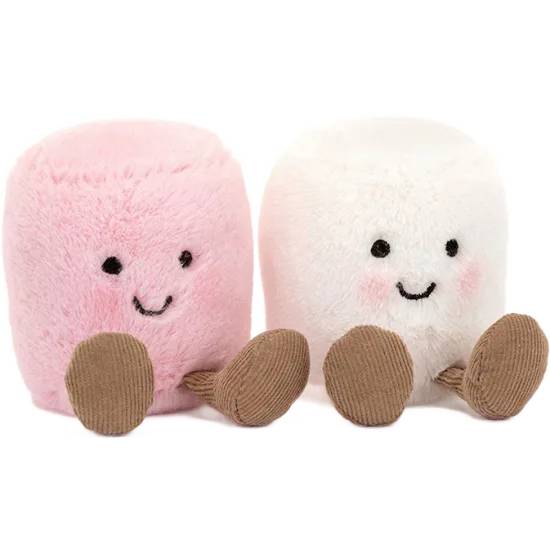 Jellycat Pink and White Marshmallows