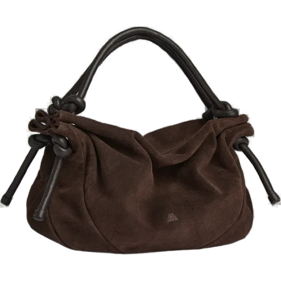 ZaharaMBG Handbag Suede - Dark Brown