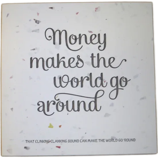 Stórt Gjafakort - Money makes the world go round