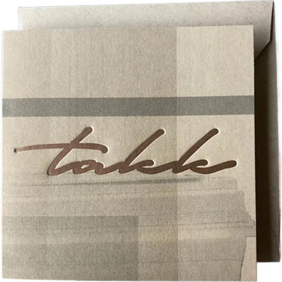 Tækifæriskort - Takk